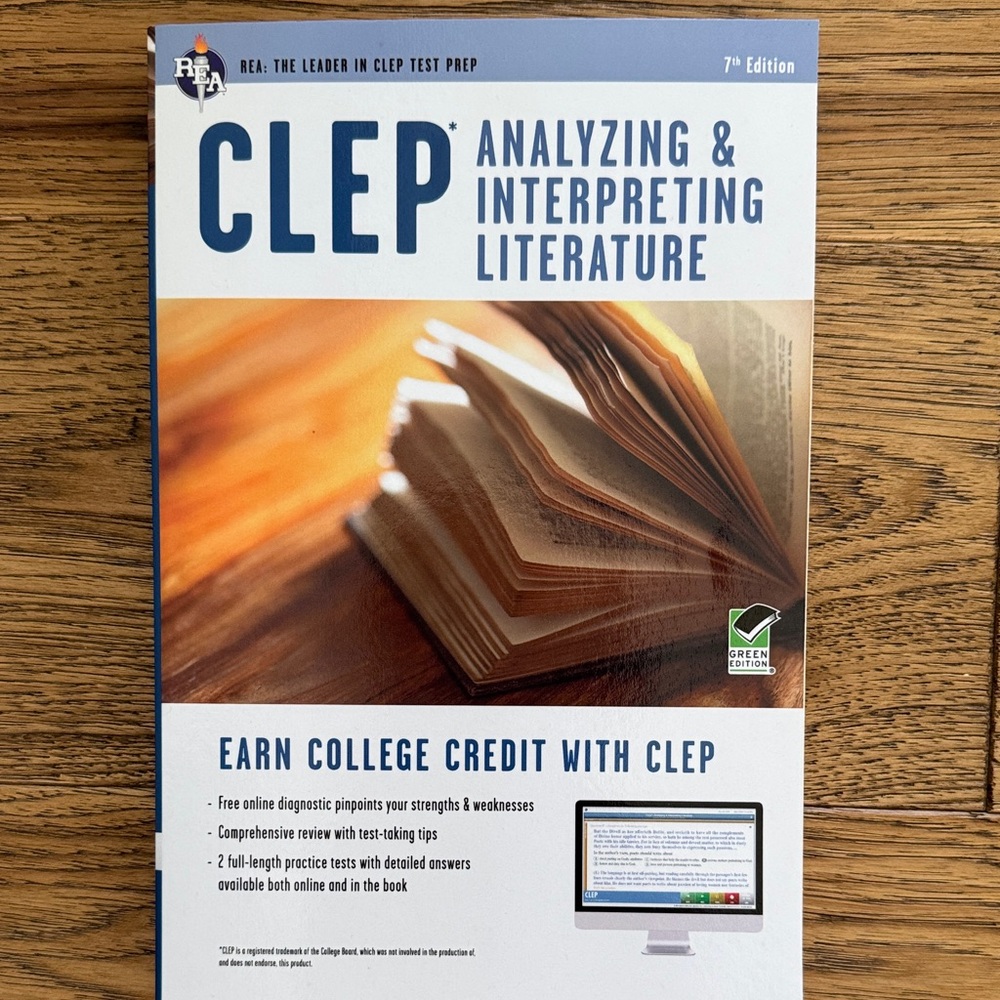 😊CLEP Analyzing & Interpreting Literature Test Prep